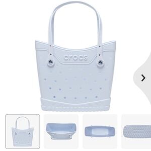 Dream escape crocs tote bag medium size new